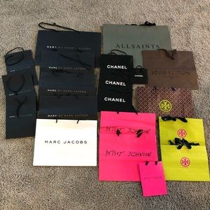 20 Designer shopping bags